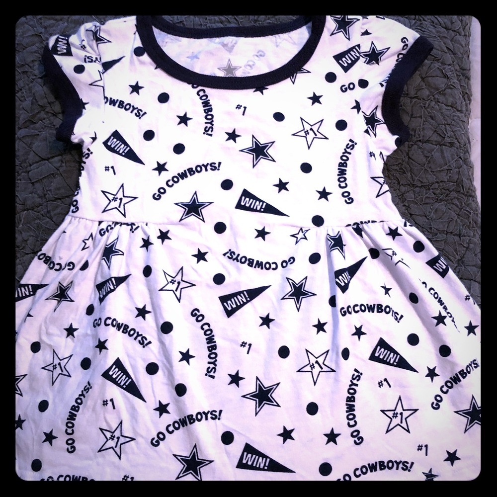 Licensed NFL Cowboys Baby/Toddler Dress sz 12mos